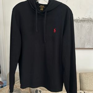 Polo Ralph Lauren Men’s Black Long Sleeve T-shirt Hoodie Medium